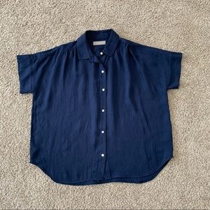 Everlane Japanese Go-weave blouse